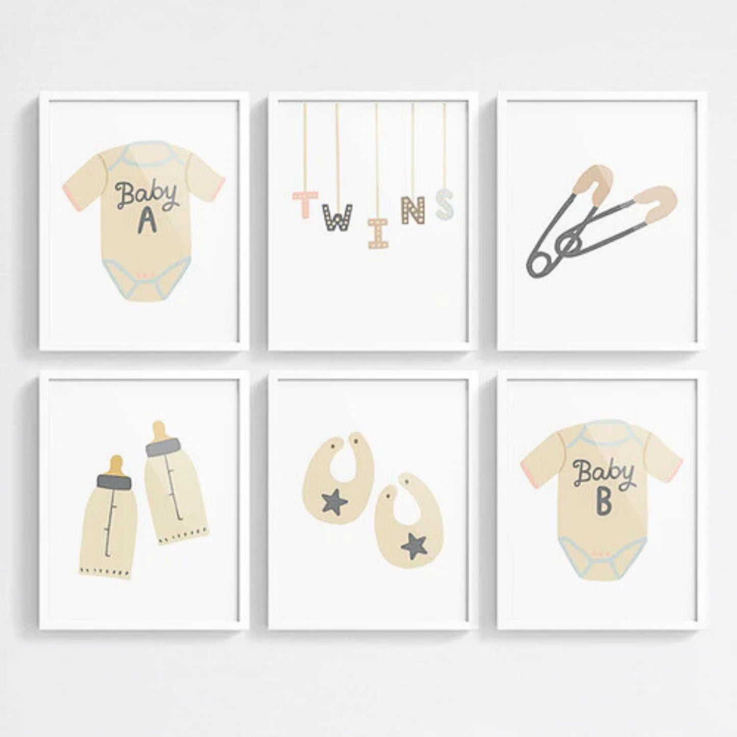 Art: Twin Things - Download, Set of 6