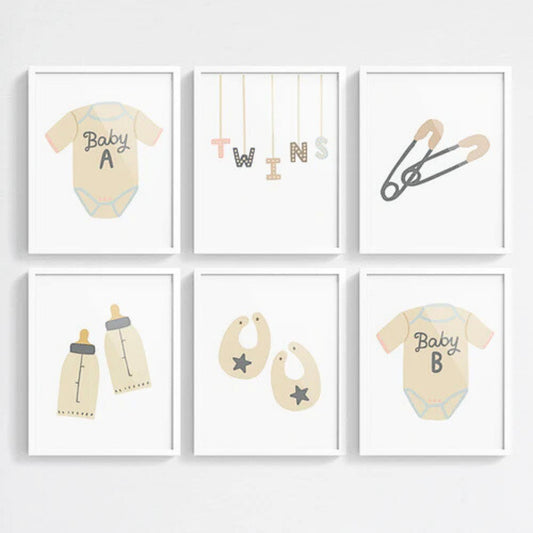 Art: Twin Things - Download, Set of 6