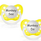 Monkey See/Do Pacifier Set