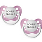 Pacifier Set: Double Trouble (Pink)