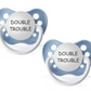 Pacifier Set: Double Trouble (Pink)