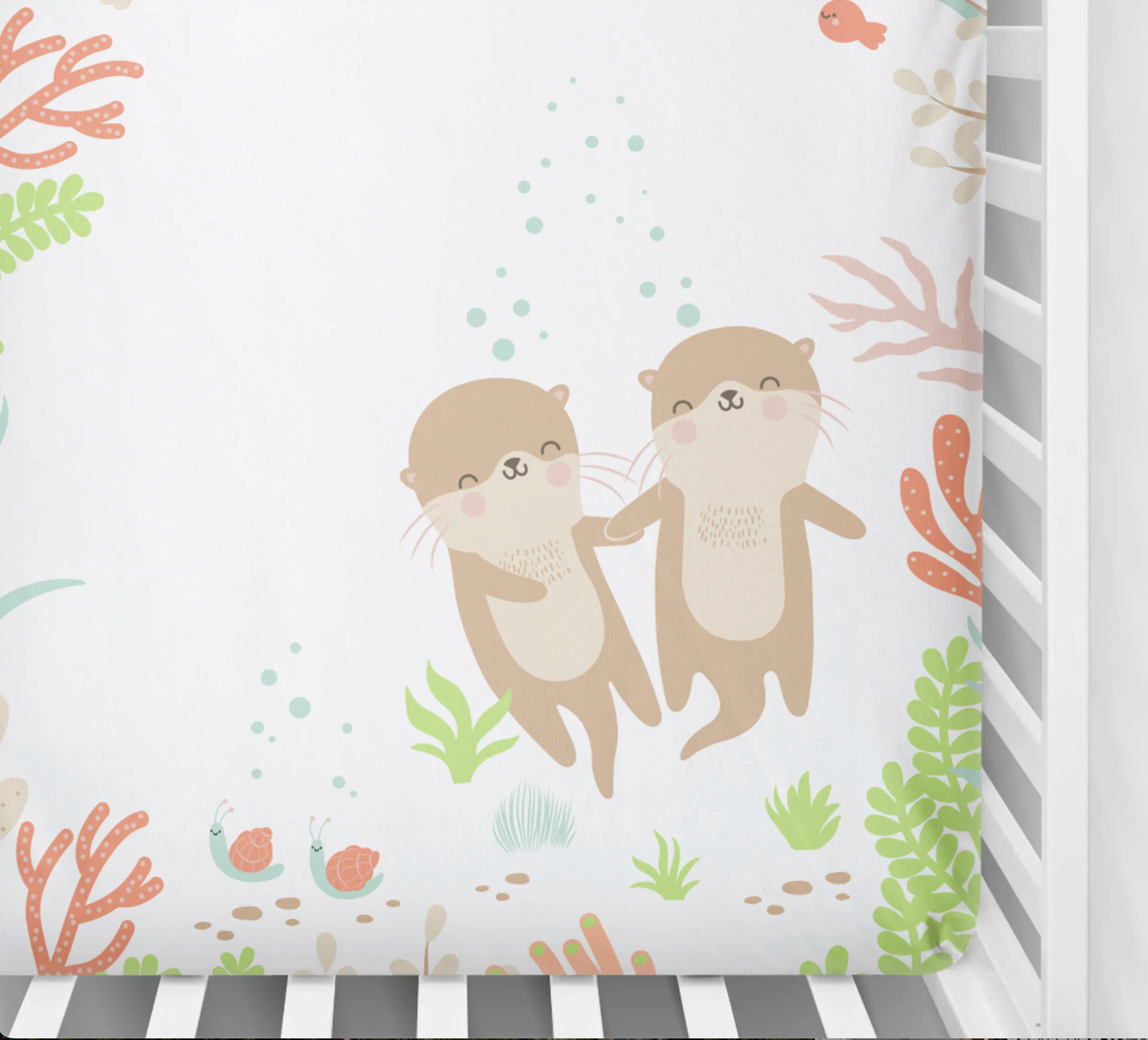 Fitted Crib Sheet: Can’t Have One w/o the Otter