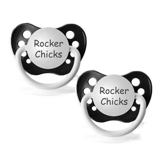 Rocker Chicks Pacidier Set