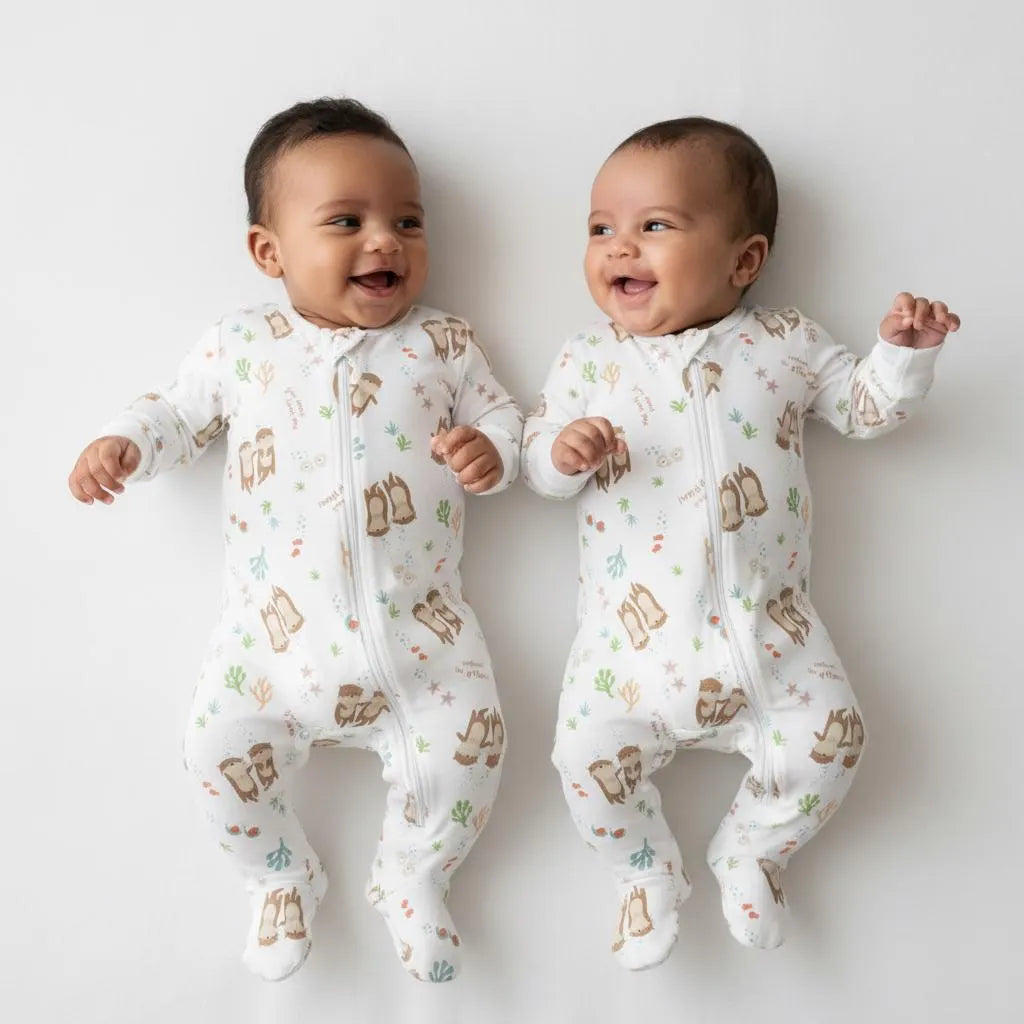 Twin Footies Set: Can’t Have One w/o the Otter