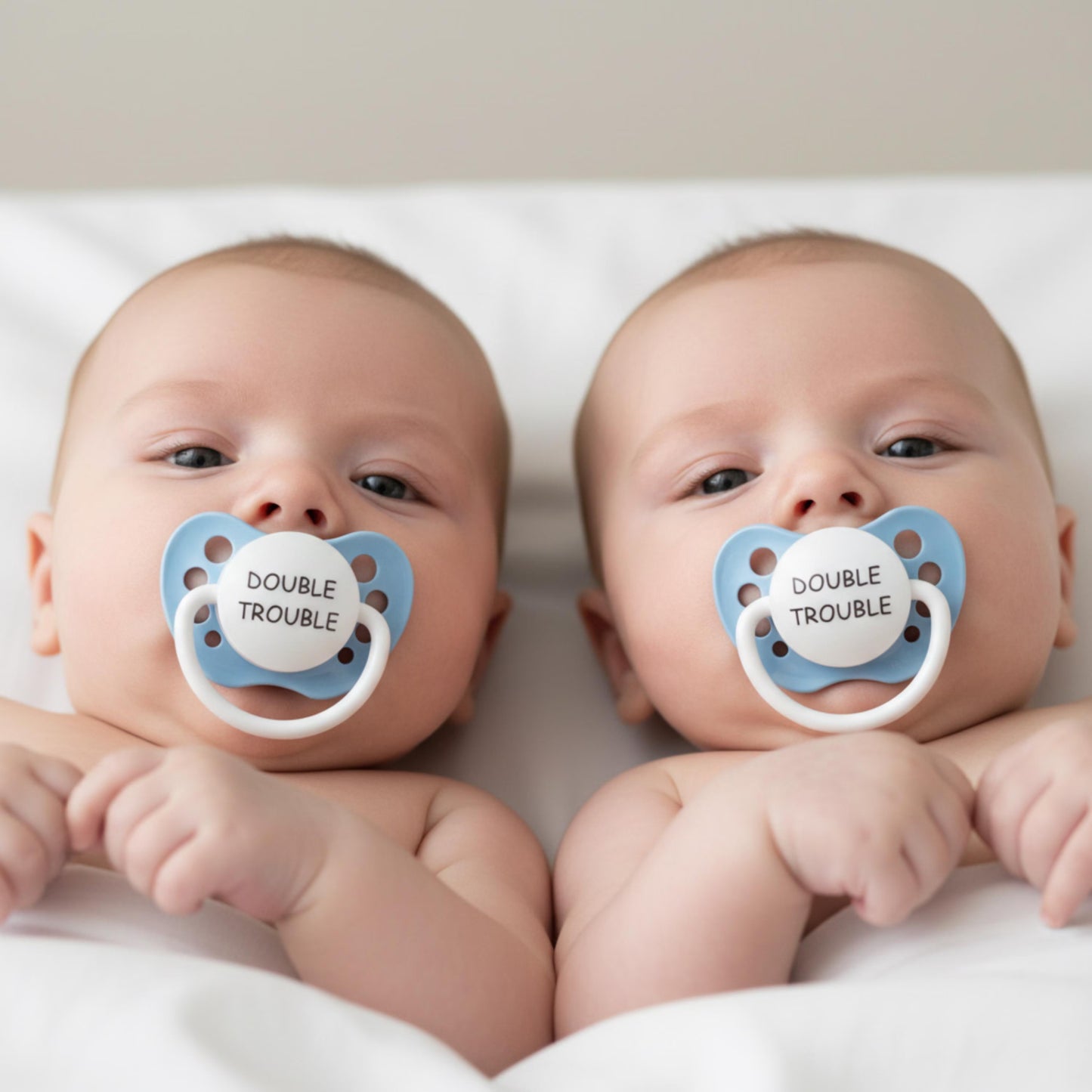 Pacifier Set: Double Trouble (Blue)