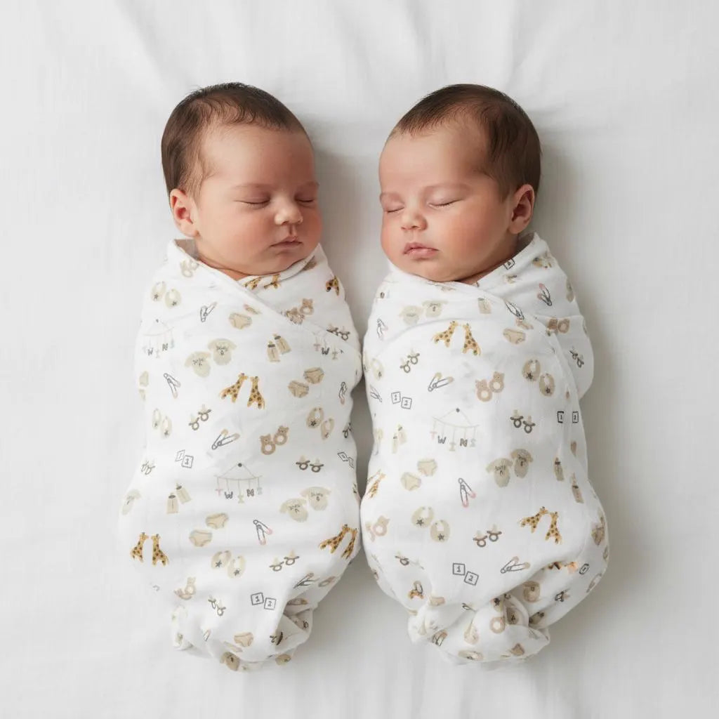 Swaddle Blanket Set: Twin Things