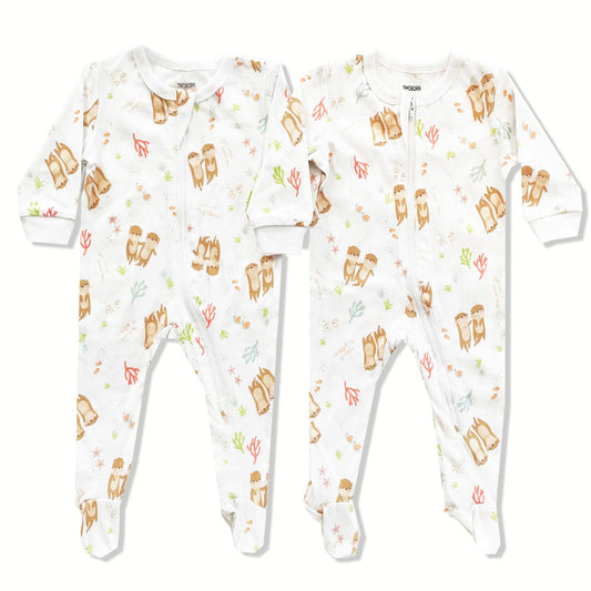 Twin Footies Set: Can’t Have One w/o the Otter