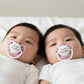 Pacifier Set: Double Trouble (Pink)