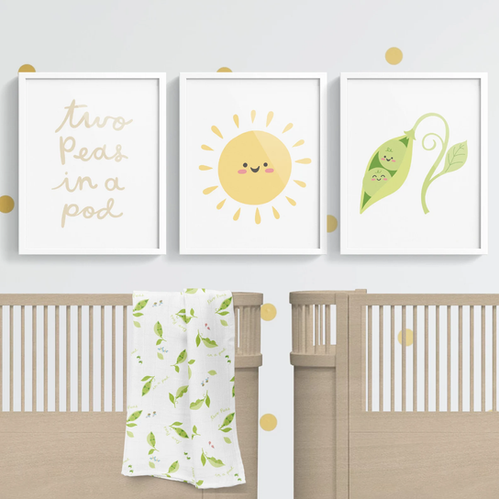 Art: Two Peas in a Pod - Download, Set of 3