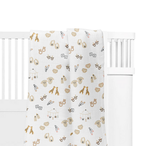 Swaddle Blanket Set: Twin Things