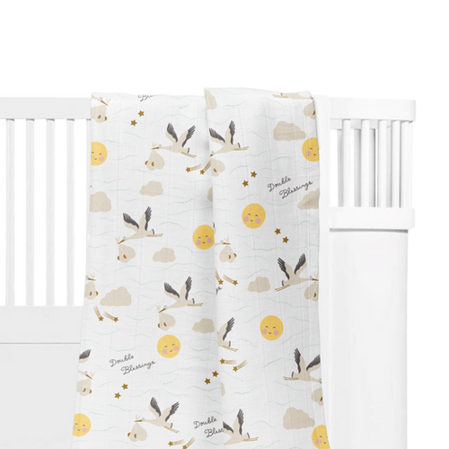 Swaddle Blanket Set: Double Blessings