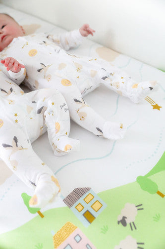 Twin Footies Set: Double Blessings