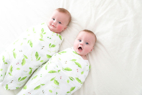 Swaddle Blanket Set: Two Peas in a Pod