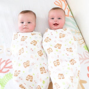 Swaddle Blanket Set: Can’t Have One w/o the Otter