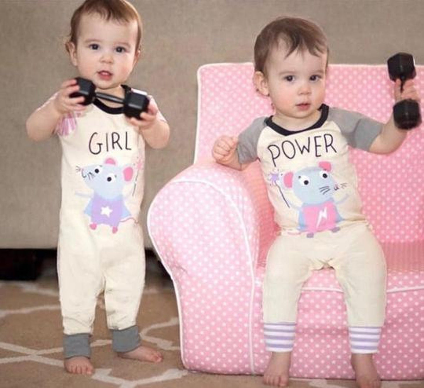 Twin Outfits - Girl Power